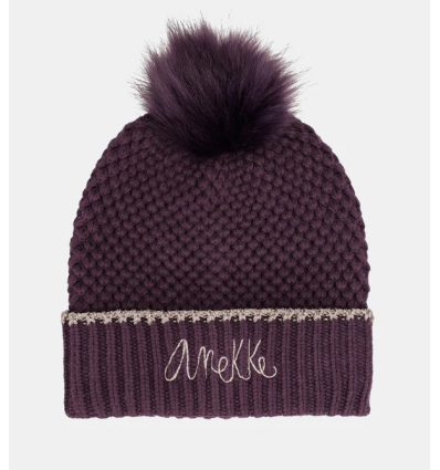 Gorro Anekke púrpura