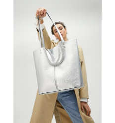 Shopper Lola Casademunt Metalic plata