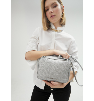 Bandolera Lola Casademunt Monogram plata