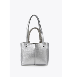 Bolso Lola Casademunt Metalic plata
