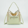 Bolso Mimi Mua efecto laminado verde pistacho