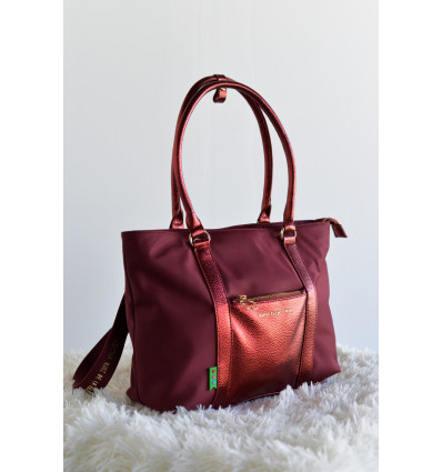 Shopper Agatha Ruiz de la Prada Melissa granate