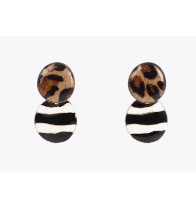 Pendientes Lola Casademunt Combi. animal print