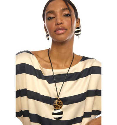 Collar Lola Casademunt Combi Animal print