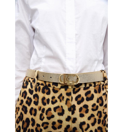 Cinturón Lola Casademunt Logo reversible