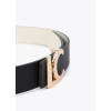 Cinturón L Lola Casademunt Logo Reversible crudo