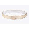Cinturón L Lola Casademunt Logo Reversible oro-plata