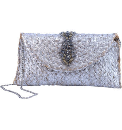 Cartera de mano Simosastre Selma plata