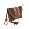 Cartera de mano Amichi Tenerife marrón