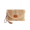 Cartera de mano Amichi Tenerife beige
