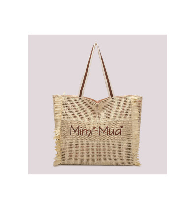 Bolso de playa Mimi Mua Naxos Beige
