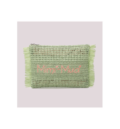 Cartera de mano Mimi Mua Naxos verde