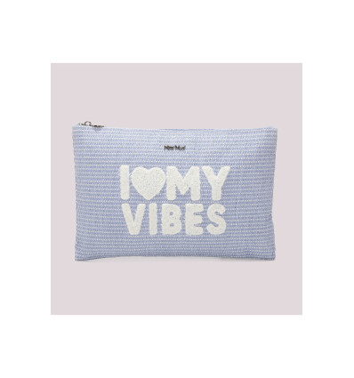 Cartera de mano Mimi Mua I love Celeste
