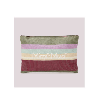 Cartera de mano Mimi Mua Portofino ciruela